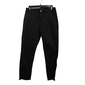 Anthropologie Sanctuary Trade Maker Chino Pants High Rise Black 26